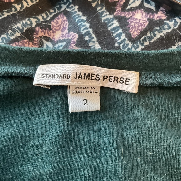 James Perse Scoop Neck Short Sleeve Tee - Picture 3 of 4